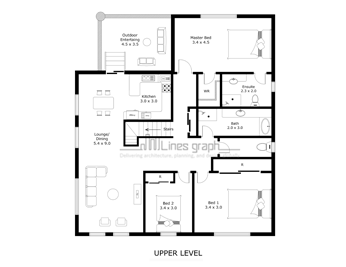 2d Classic Floor Plan Work Sample 1