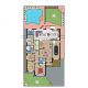 2D Textured Floor Plan work sample 10