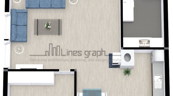 3d Floor plan work sample 1