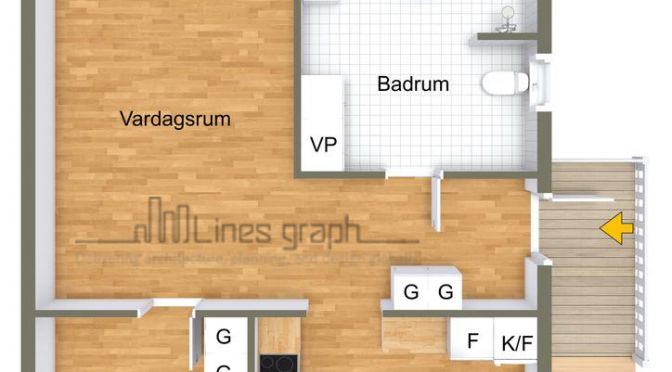 3D Floor Plan work sample 5